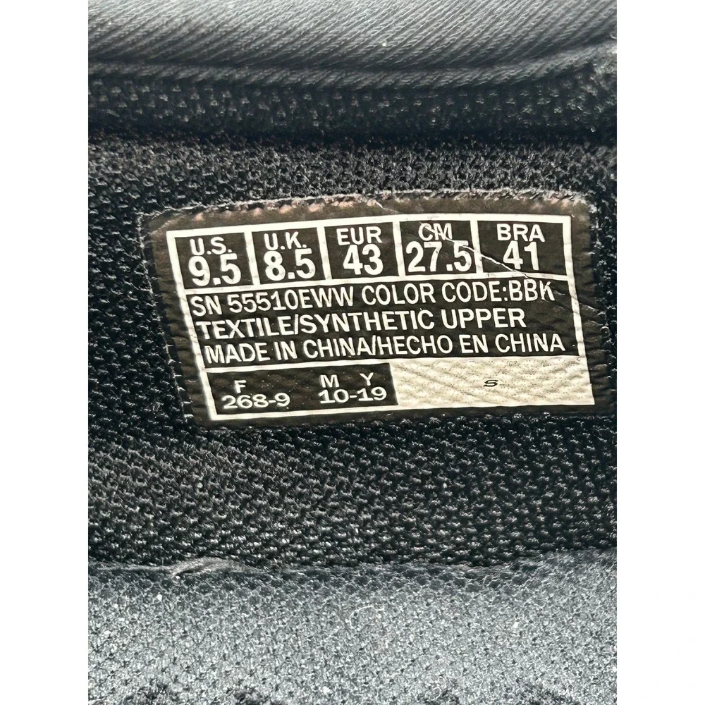 Skechers GOwalk 5 Slip On Shoes Men 9.5 XXWideBlack ULTRA GO Air Cooled Goga Mat